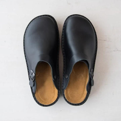 Martha Orthopaedic Leather Slippers for Women – Comfortable Arch Support House Shoes
