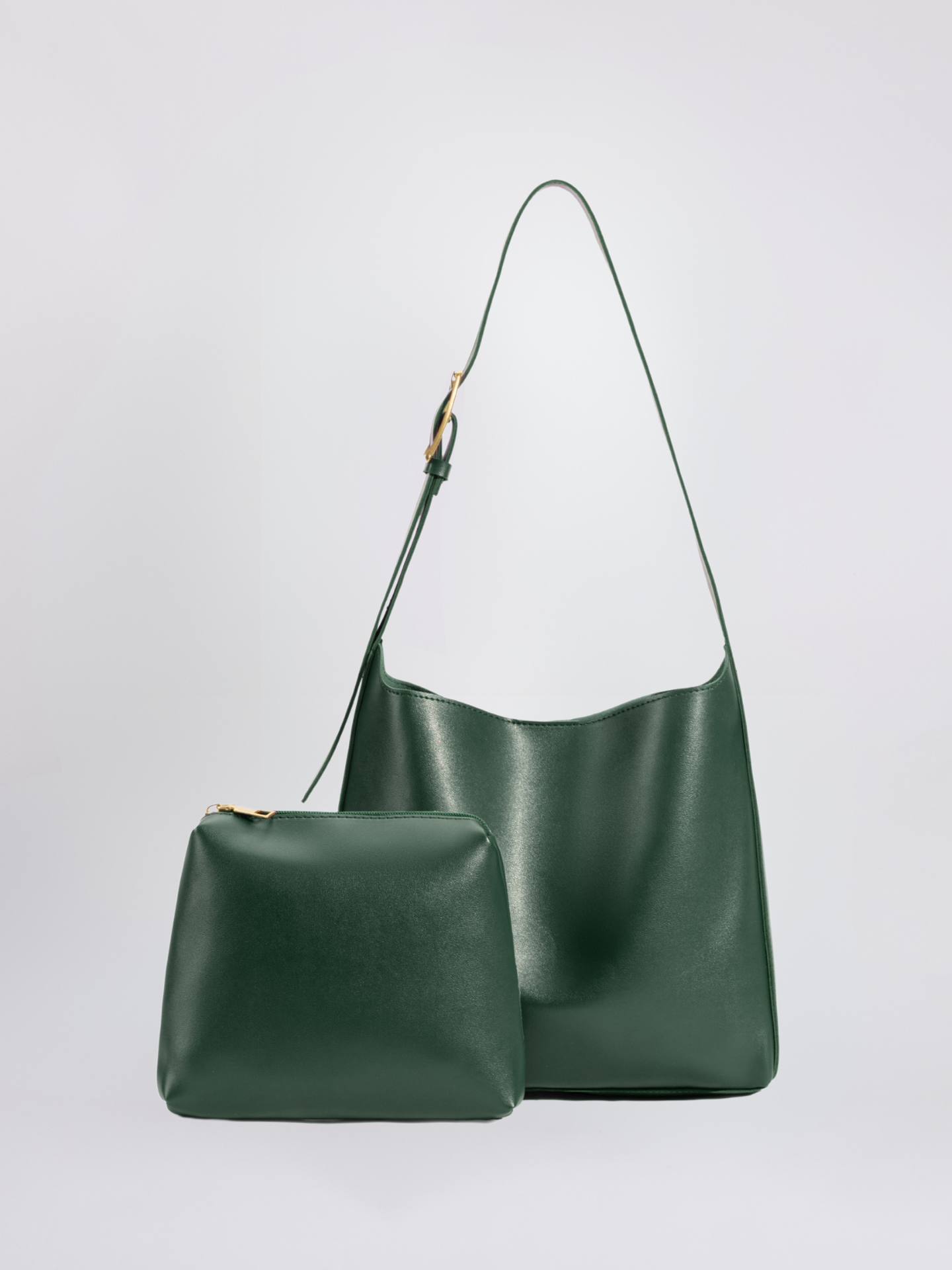 Minimalist Vegan Leather Shoulder Bag