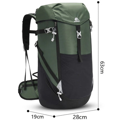 50L Waterproof Nylon Hiking Backpack – Durable, Comfortable, Multi-Compartment Design for Outdoor Adventures