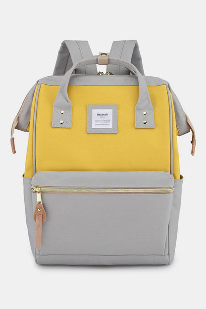 Holly Daze Waterproof Canvas Backpack – Eco-Friendly, Minimalist Japanese Design, Padded Laptop Compartment