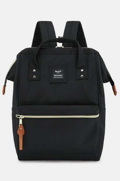 Holly Daze Waterproof Canvas Backpack – Eco-Friendly, Minimalist Japanese Design, Padded Laptop Compartment