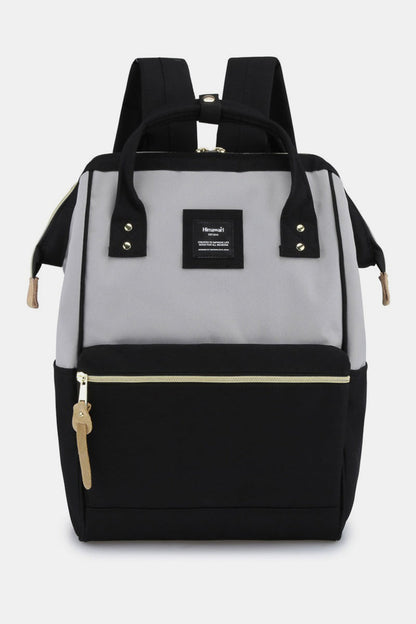 Holly Daze Waterproof Canvas Backpack – Eco-Friendly, Minimalist Japanese Design, Padded Laptop Compartment