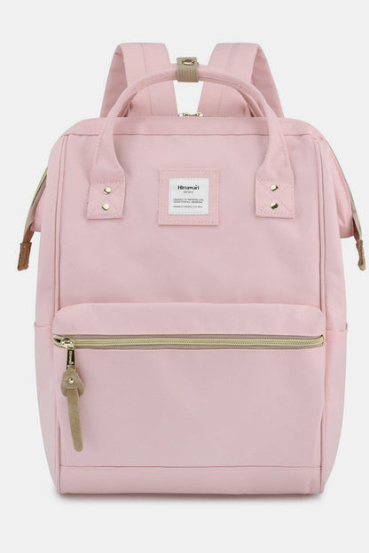 Holly Daze Waterproof Canvas Backpack – Eco-Friendly, Minimalist Japanese Design, Padded Laptop Compartment