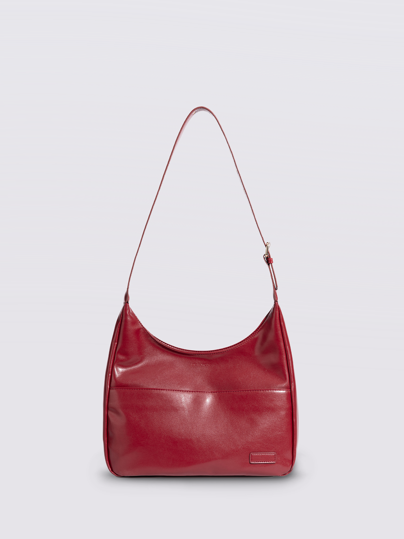 Black Shoulder Bag – Minimalist & Spacious Vegan Leather Design