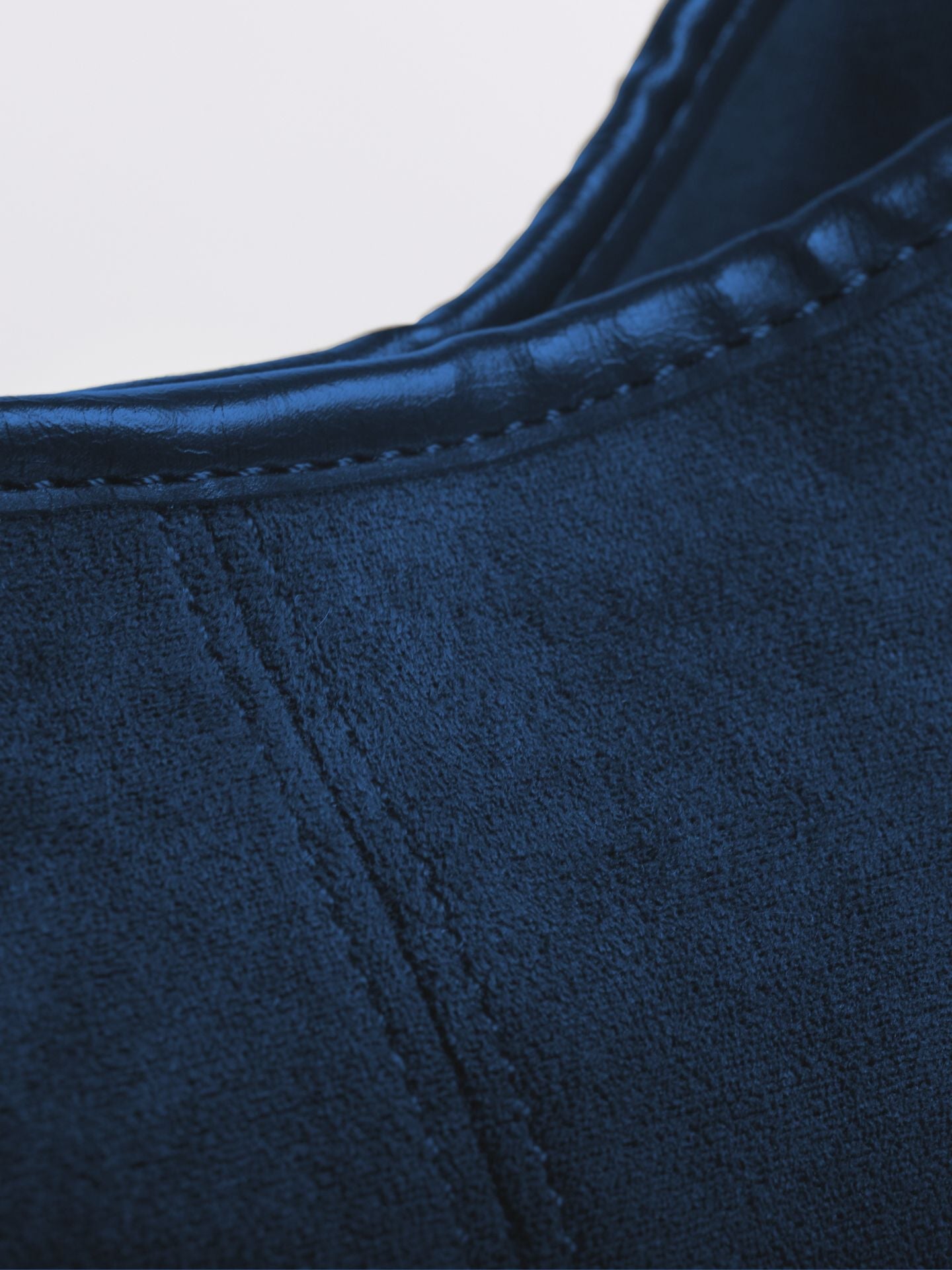 Black Suede Shoulder Bag – Minimalist & Spacious Design