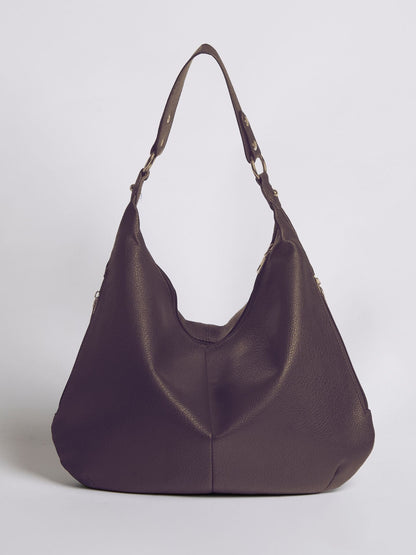 Spacious Shoulder Bag – Vegan Leather