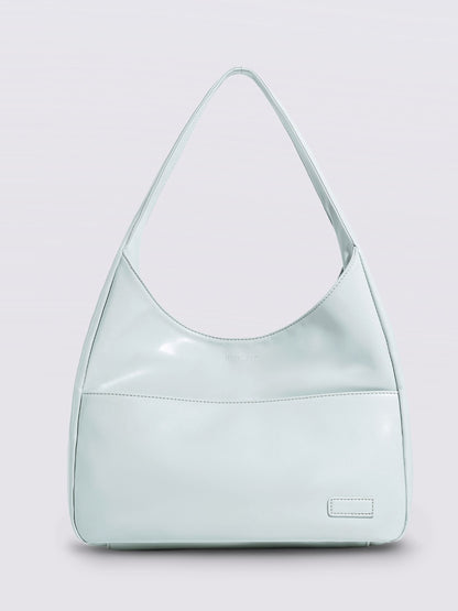 Minimalist Hobo Shoulder Bag – Vegan Leather