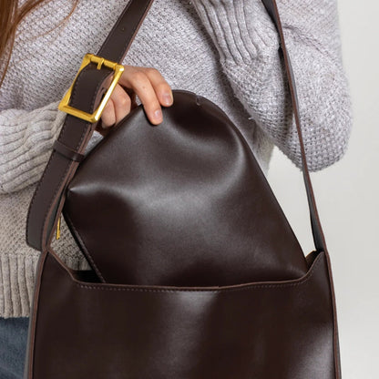 Elegant Shoulder Bag with Detachable Pouch – Spacious & Stylish for Daily Use