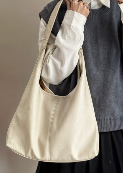 Ella Vegan Leather Tote Bag for Women ‒ Spacious PU Leather Shoulder Tote | Cruelty-Free & Durable
