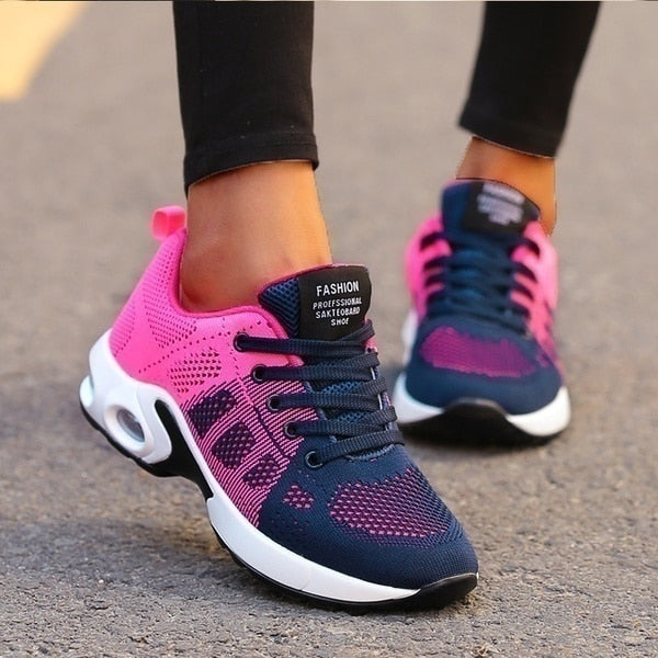 Orthopedic Women’s Sneakers with Air Cushion Sole – Comfort & Style in One