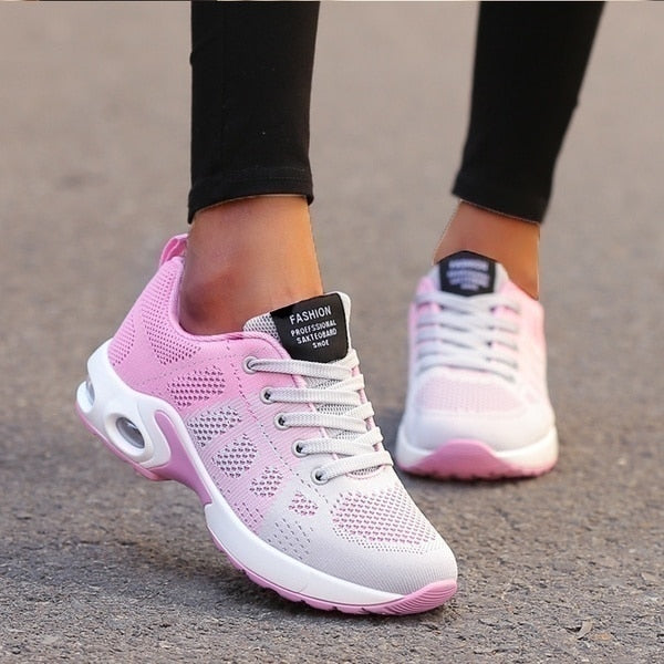 Orthopedic Women’s Sneakers with Air Cushion Sole – Comfort & Style in One