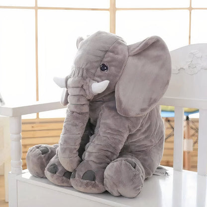 Super Soft Plush Elephant – Cuddly Grey Stuffed Animal Toy, Safe Gift for Babies & Kids