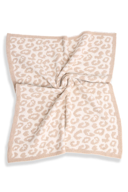 Soft Leopard Print Kids Fleece Blanket – Cozy Microfiber Throw for Nursery & Play