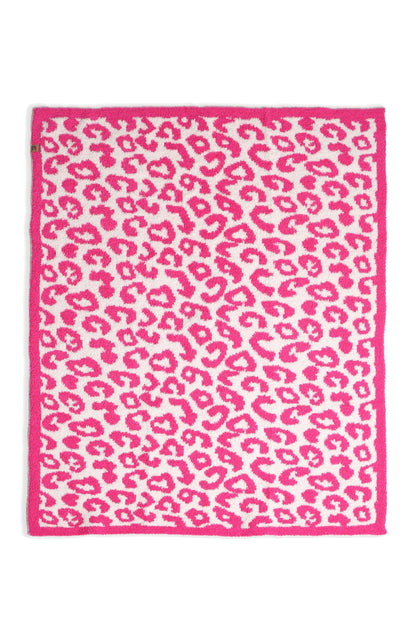 Soft Leopard Print Kids Fleece Blanket – Cozy Microfiber Throw for Nursery & Play