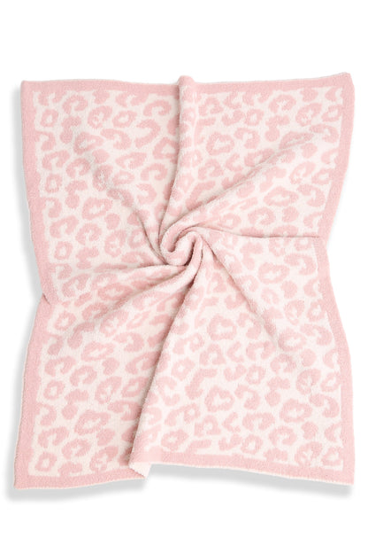 Soft Leopard Print Kids Fleece Blanket – Cozy Microfiber Throw for Nursery & Play