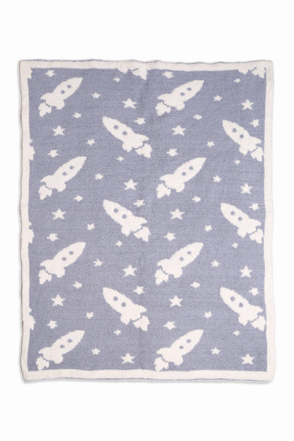 Kids Bee Print Microfiber Throw Blanket – Soft & Cozy 29” x 35” for Toddler Bedding & Nursery Décor