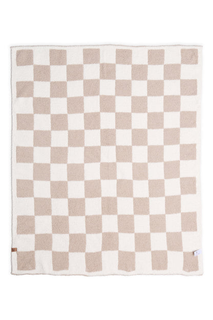Kids Checkered Fleece Throw Blanket – Ultra Soft & Cozy