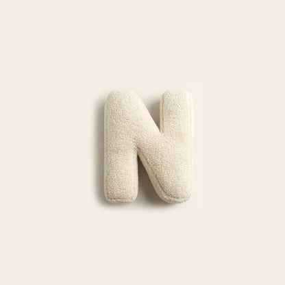 Soft Velvet Alphabet Letter Cushions – Personalized Kids Room Decor & Educational Play Pillow