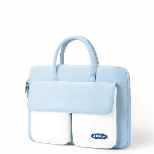 Light Blue Laptop & Work Tote Bag – Stylish, Spacious, and Travel-Friendly