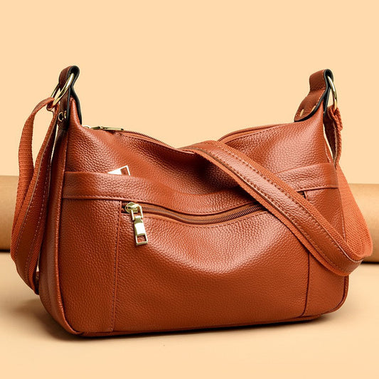 Women’s Leather Shoulder Bag – Spacious & Stylish Vegan Leather Handbag