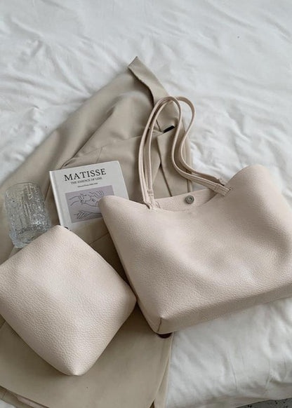 Soft Leather Tote Bag | Spacious Vegan Leather Work & Daily Tote for Women
