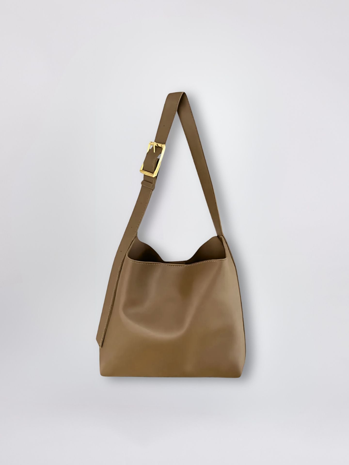 Minimalist Vegan Leather Shoulder Bag
