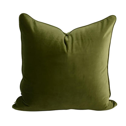 Luxury Velvet Cushion Cover – Soft Flannel Decorative Throw Pillow for Sofa, Bed, or Chair – Available in Multiple Colors