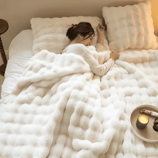 Plaid Fleece Throw Blanket – Ultra-Soft and Warm Couch & Bed Blanket for Cozy Living Room & Bedroom Decor