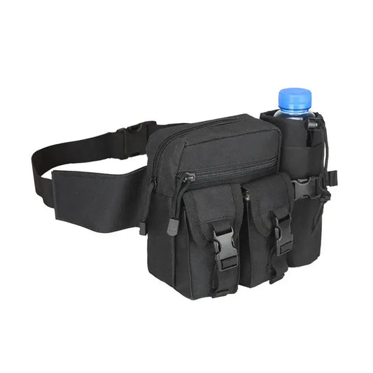 Outdoor Waist Pack with Water Bottle Holder – Durable & Practical Hydration Belt for Hiking, Running, Travel & Everyday Use