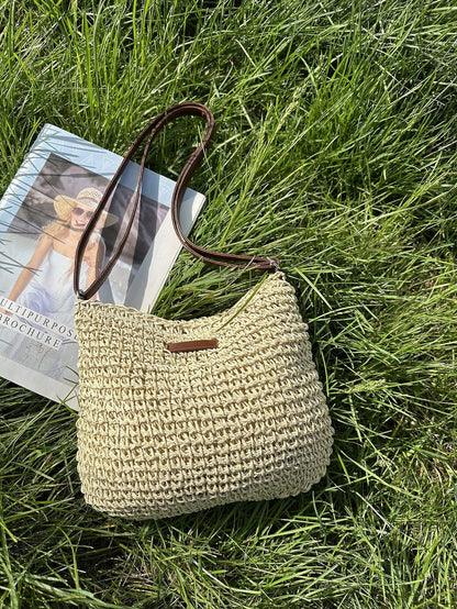 Handwoven Rattan Shoulder Bag – Lightweight, Stylish & Perfect for Summer