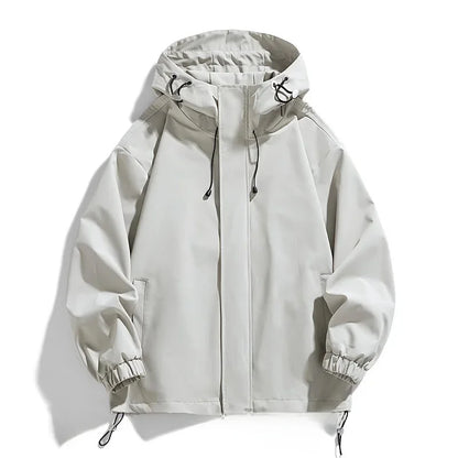 Men’s Plus Size Hooded Ski Jacket – Winter Waterproof Snow Coat