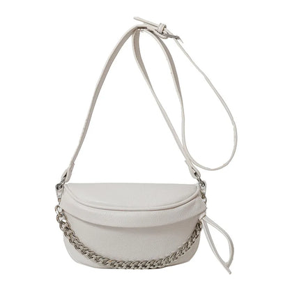 Trendy Chain Strap Crossbody Belt Bag – Chic & Practical Waist Bag for Women