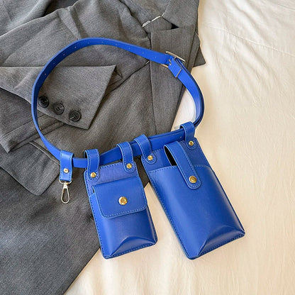 Mini Crossbody Phone Wallet – Compact Leather Purse with Adjustable Strap – Ideal for Travel, Festivals & Daily Use
