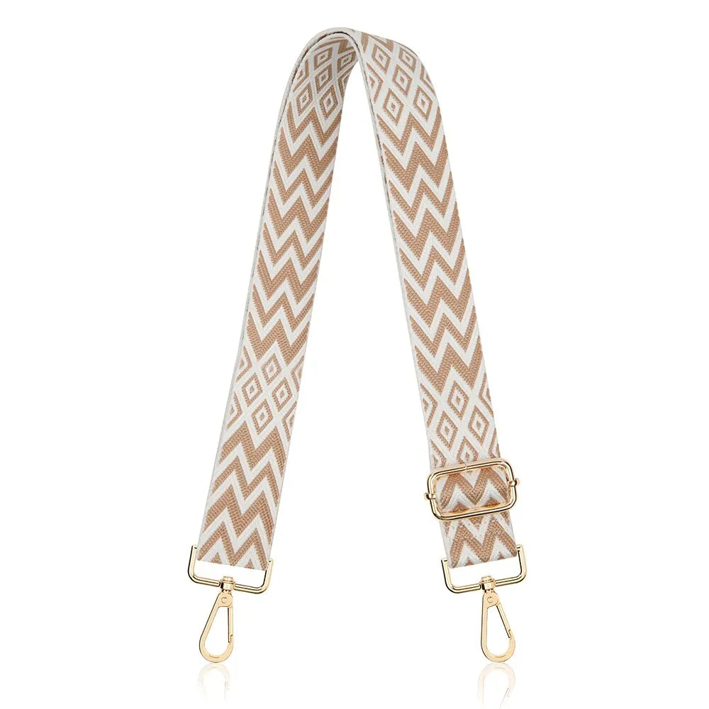 Adjustable Handbag Strap – Stylish Replacement Purse Strap with Metal Hooks