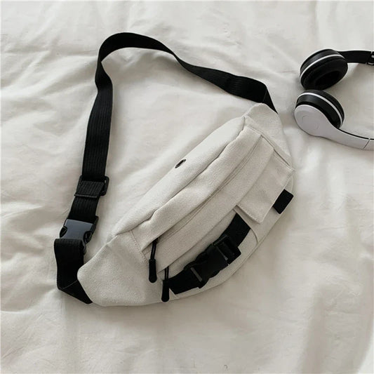 Trendy Crossbody Fanny Pack with Colorful Print – Stylish & Comfortable Waist Bag for Festivals, Travel, and Daily Use