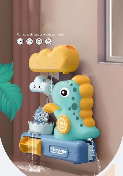 Dinosaur Bath Toy for Toddlers – BPA-Free Water Play Toy with Suction Cups – Engaging Dino-Themed Bathtub Fun