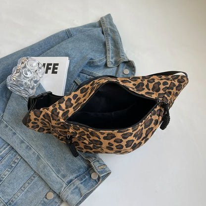 Trendy Leopard Print Crossbody Bag – Stylish & Comfortable Everyday Purse