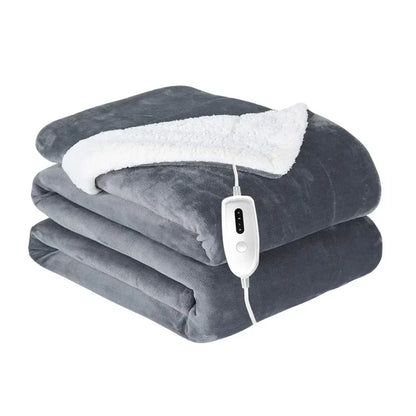 Extra-Large Electric Blanket for Two – Soft Fleece Heated Throw with Adjustable Heat Settings, Energy-Efficient, CE Certified, 70.8” x 82.7”
