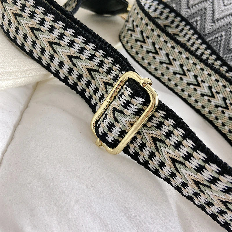 Boho Patchwork Crossbody Bag – Colorful Hippie Festival Sling Purse