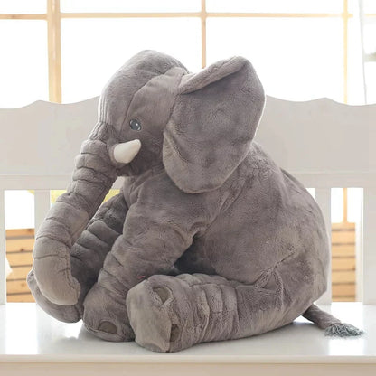 Soft Plush Elephant Toy – Safe, Cuddly & Colorful Nursery Decor