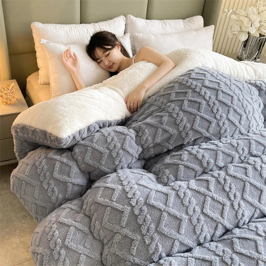 Ultra Soft Sherpa Fleece Winter Blanket – Thick Warm Throw for Bed & Couch