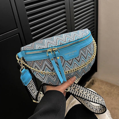 Boho Patchwork Crossbody Bag – Colorful Hippie Festival Sling Purse