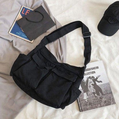Canvas Shoulder Bag – Spacious, Lightweight & Stylish Everyday Tote