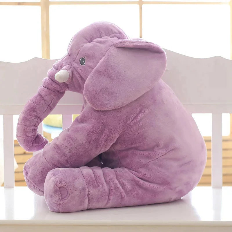 Soft Plush Elephant Toy – Safe, Cuddly & Colorful Nursery Decor