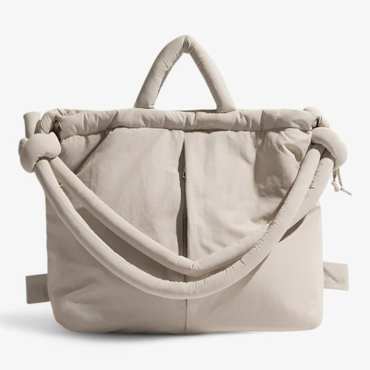 Puffy Tote Backpack – Stylish & Versatile Quilted Handbag