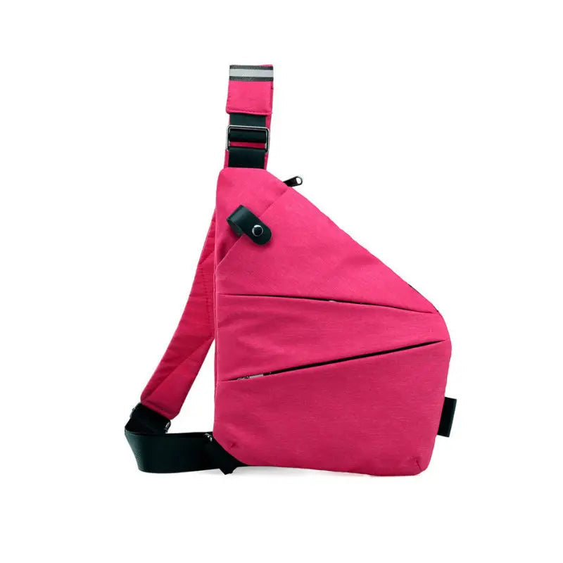 Anti-Theft Shoulder Bag – Compact & Secure Crossbody, Hidden Zippers, Water-Resistant Travel Sling