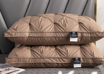 Royalty Goose Down Pillow - Luxury Neck Support, Hypoallergenic & Breathable Sleep Pillow