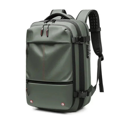Waterproof Anti-Theft Laptop Travel Backpack – 40L Carry-On Bag with USB Port & TSA Lock