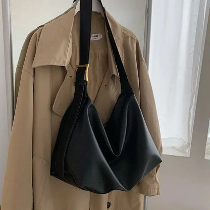 Minimalist Vegan Leather Shoulder Bag – Stylish & Practical Everyday Tote for Women