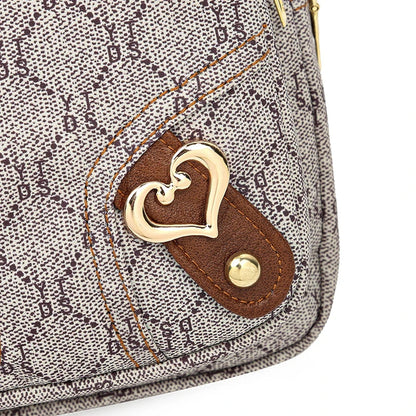 Luxe Leather Crossbody Backpack – Stylish, Compact & Comfortable Design